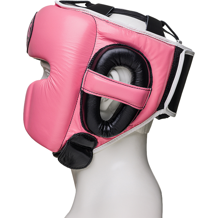 Шлем мексиканского стиля Leaders WAVE BK/PNK - фото 4