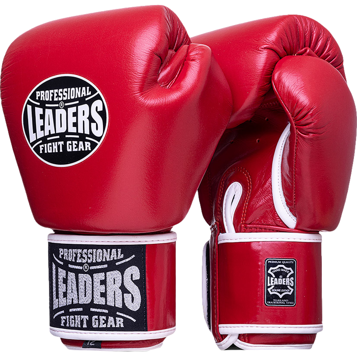 Боксерские перчатки Leaders Thai Series 2 TS3S2 RD/WH - фото 1