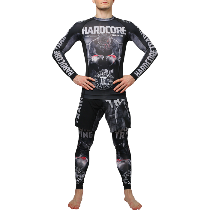 Компрессионные штаны Hardcore Training х Ground Shark The Moment of Truth - фото 8