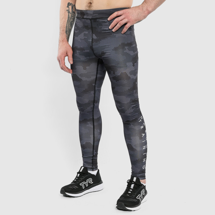 Компрессионные штаны Hardcore Training Hexagon Camo - фото 1