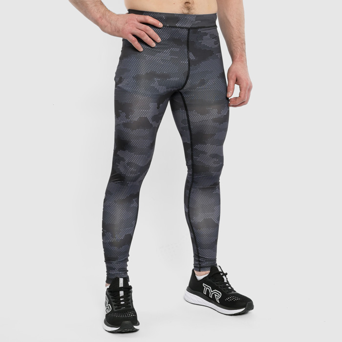 Компрессионные штаны Hardcore Training Hexagon Camo - фото 2