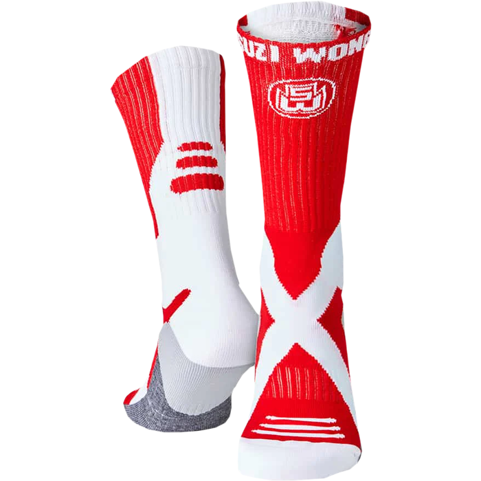 Носки Suzi Wong X-Sole Boxing Socks Red/White - фото 1