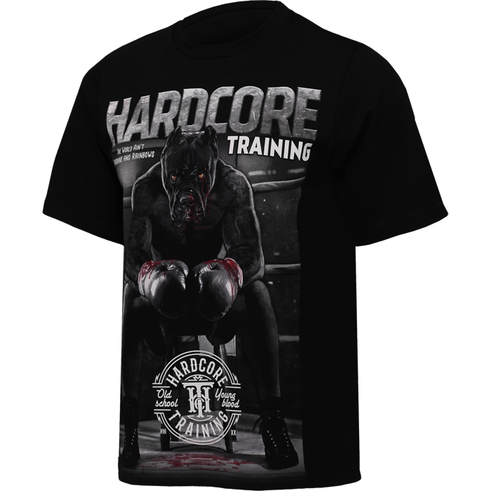 Футболка Hardcore Training х Ground Shark The Moment of Truth Black Oversized Fit - фото 1