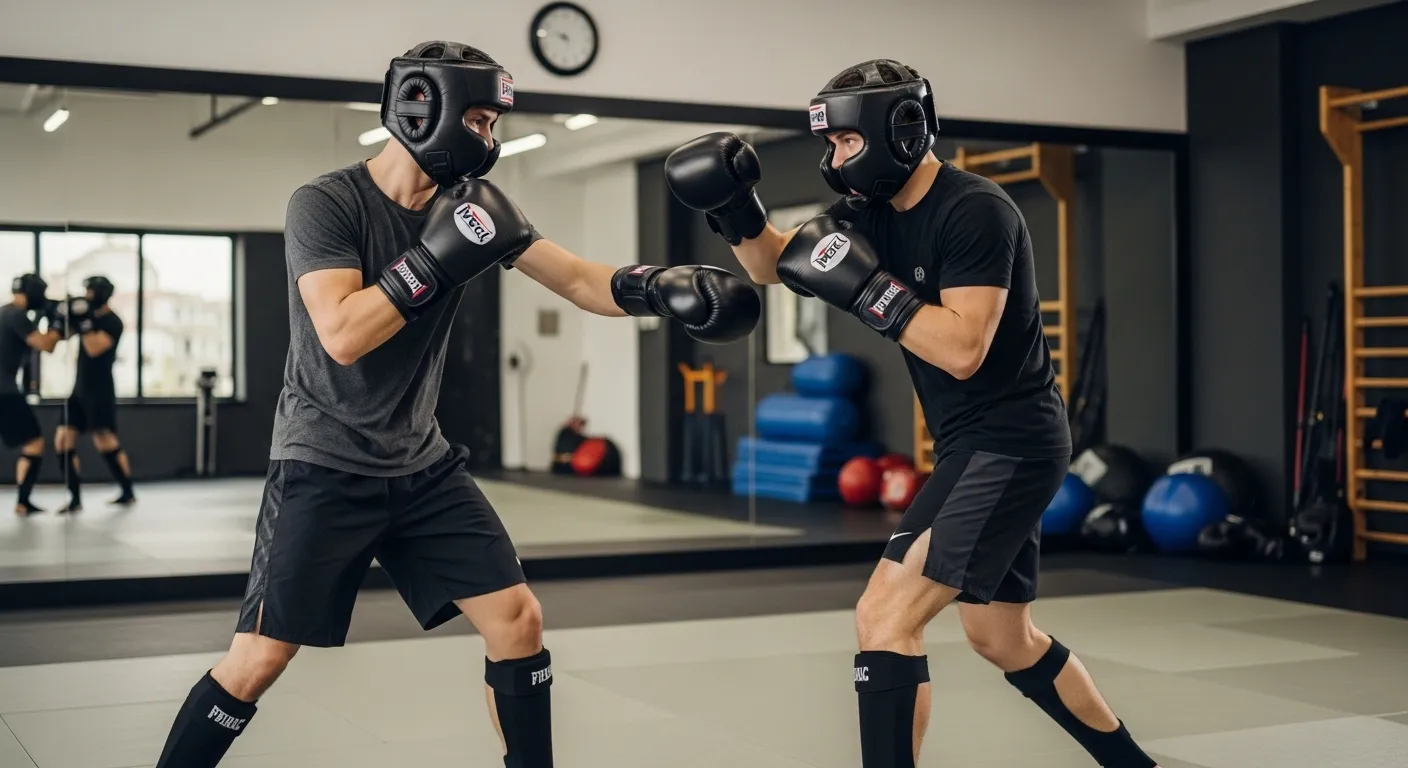 Тренировка боксеров
