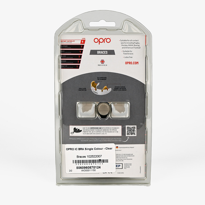 Боксерская капа для брекетов Opro Instant Custom-Fit Clear - фото 1