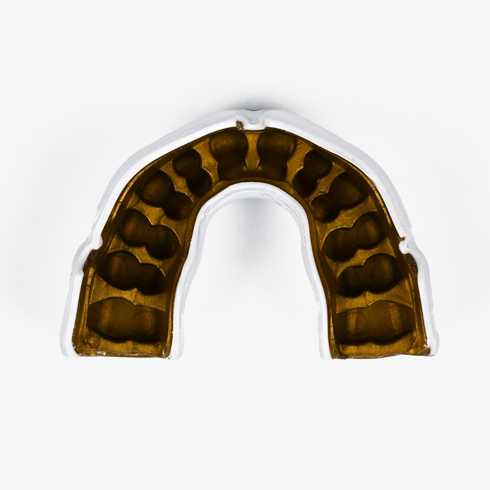 Боксерская капа Opro Instant Custom-Fit White - фото 4