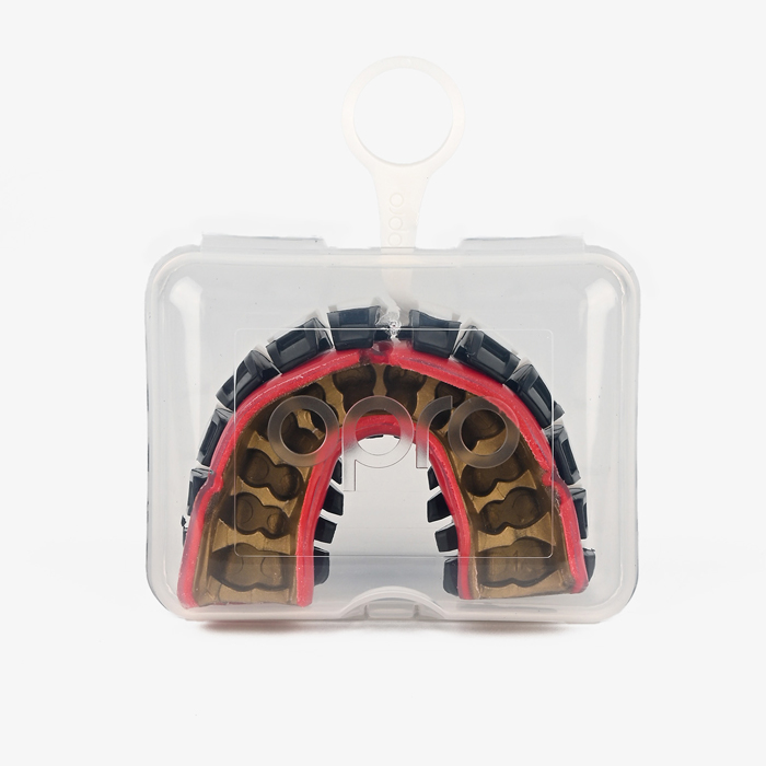 Боксерская капа Opro Instant Custom-Fit Red Jaws - фото 2