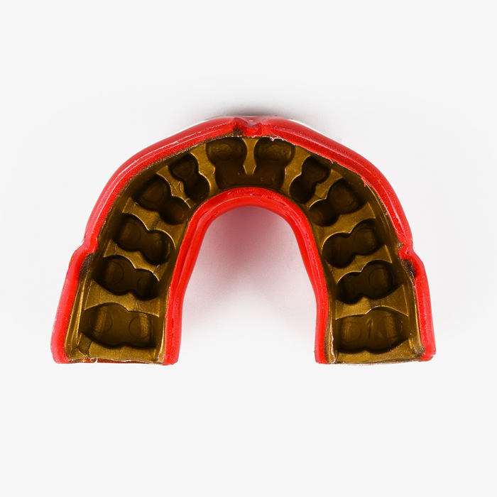 Боксерская капа Opro Instant Custom-Fit Red Jaws - фото 4