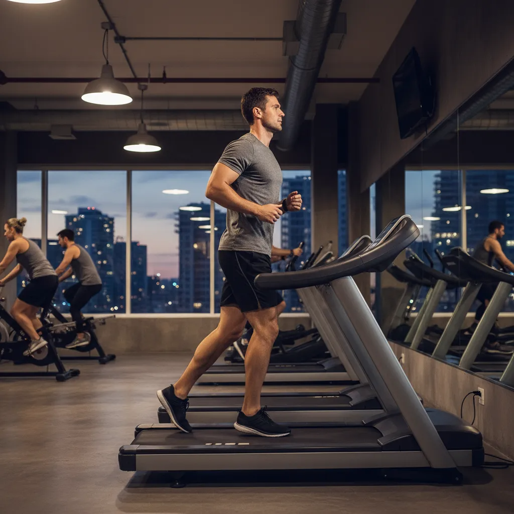 Пробежка на дорожке