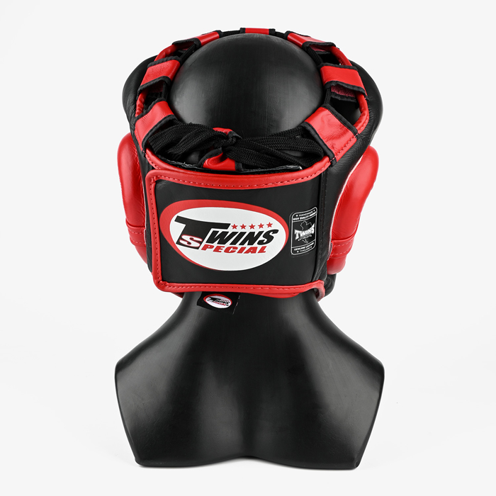 Боксерский шлем Twins Special HGL3-2T Black/Red - фото 5