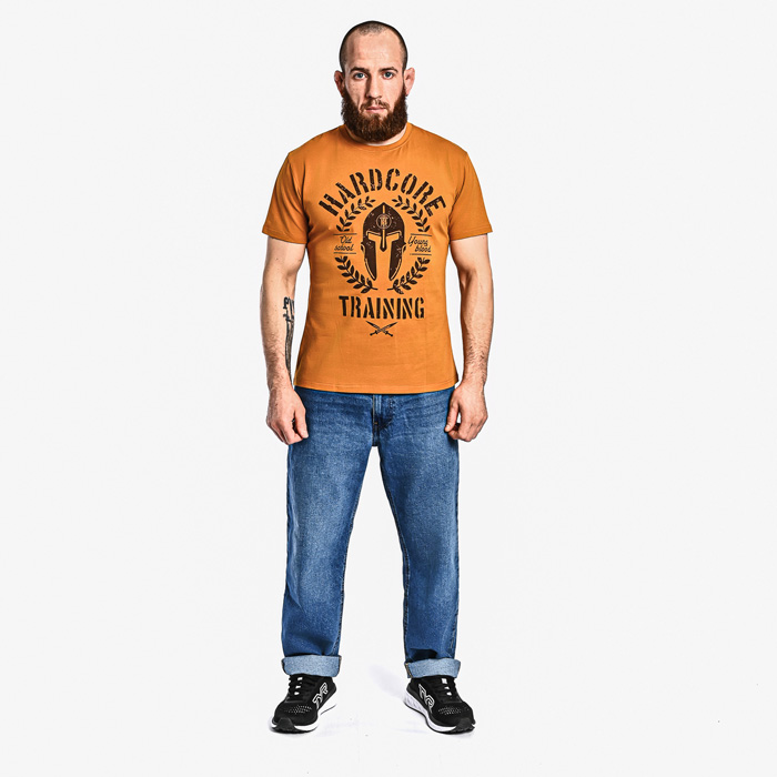 Футболка Hardcore Training Helmet Mustard - фото 2