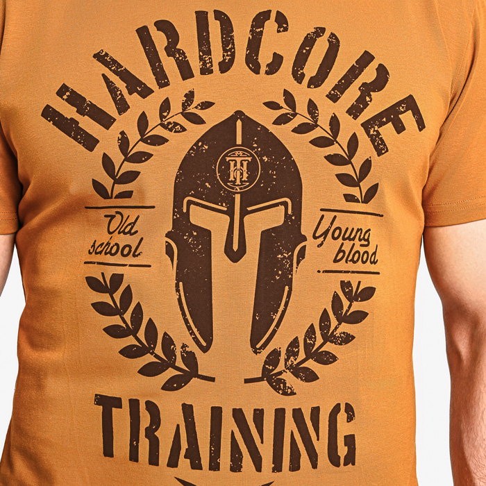 Футболка Hardcore Training Helmet Mustard - фото 4