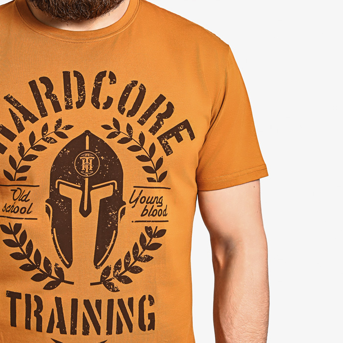 Футболка Hardcore Training Helmet Mustard - фото 5
