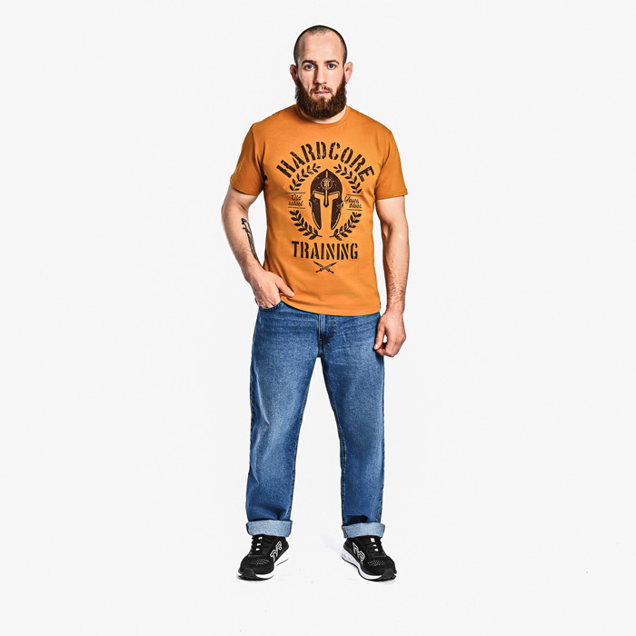 Футболка Hardcore Training Helmet Mustard - фото 6