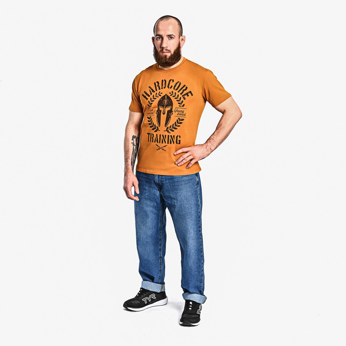 Футболка Hardcore Training Helmet Mustard - фото 7