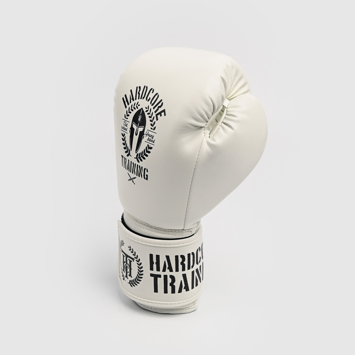 Детские боксерские перчатки Hardcore Training Helmet PU White - фото 3