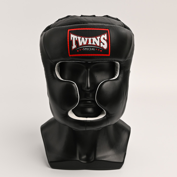 Боксерский шлем Twins Special HGL3 Black - фото 1