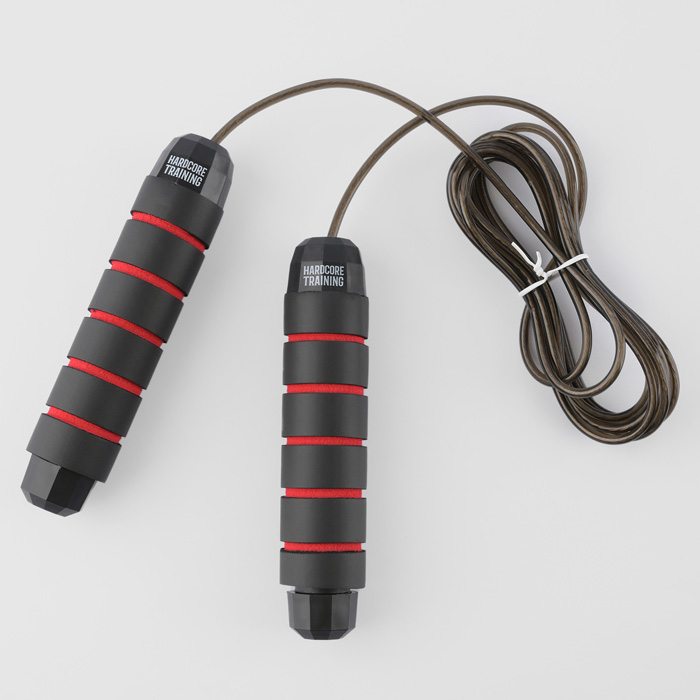 Скакалка Hardcore Training Skipping Rope Black/Red - фото 1