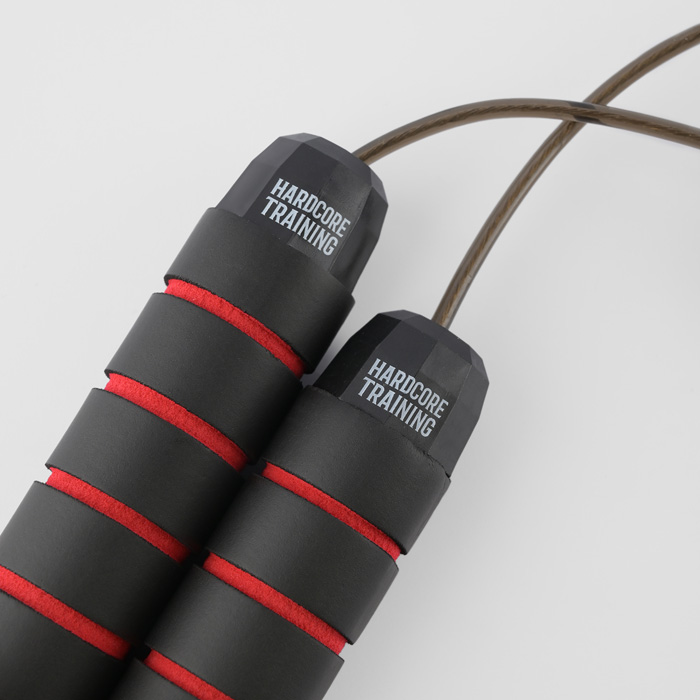 Скакалка Hardcore Training Skipping Rope Black/Red - фото 2