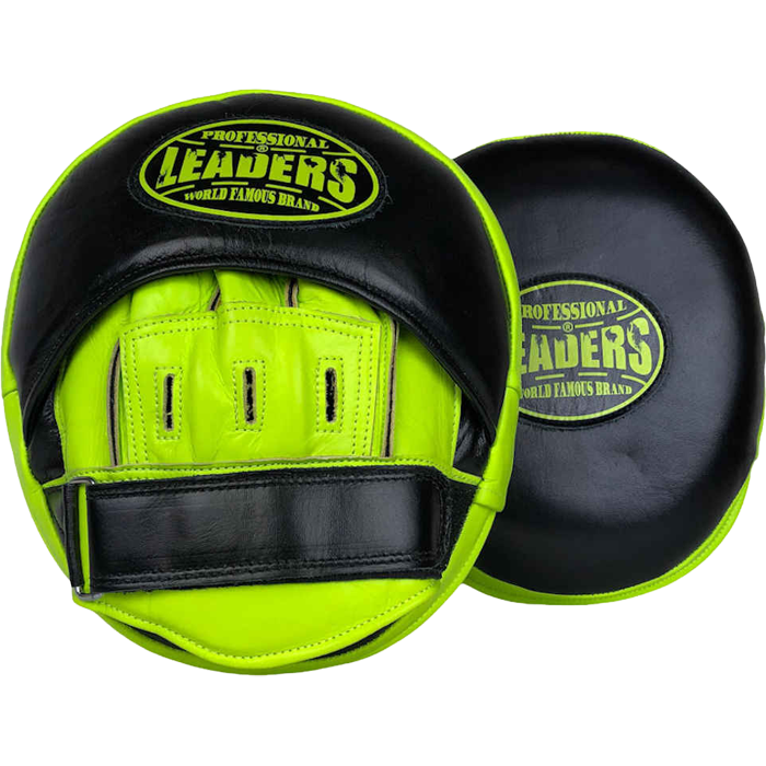 Боксерские лапы Leaders BIG-Air BK/GN - фото 1