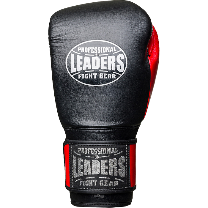 Перчатки боксерские LEADERS LITE Series BK/RD - фото 2