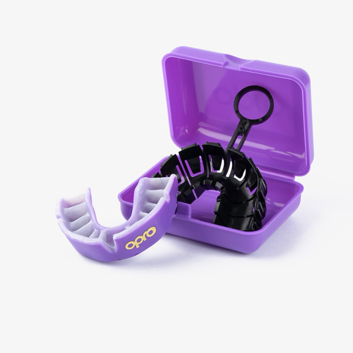 Боксерская капа Opro Gold Level Purple - фото 2