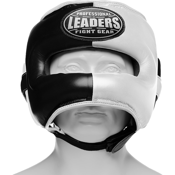 Бамперный шлем Leaders LS3SHGNB-H BK/WH - фото 2