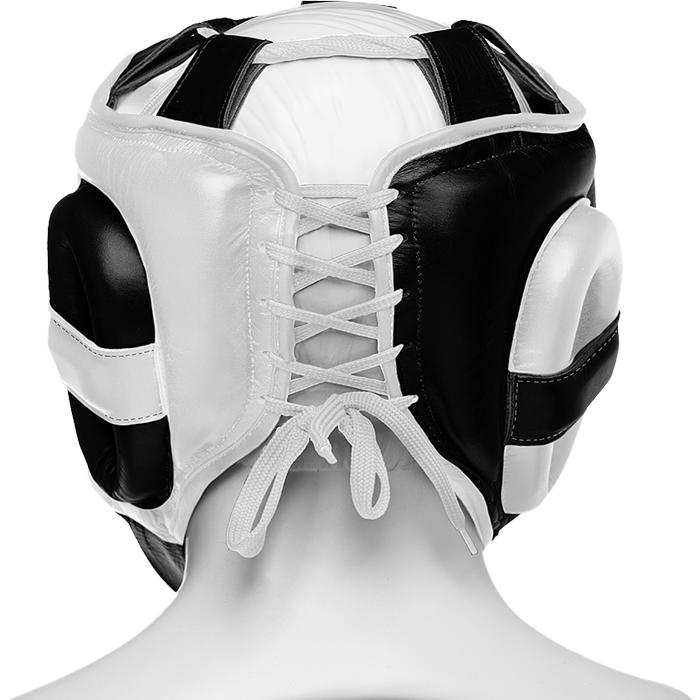 Бамперный шлем Leaders LS3SHGNB-H BK/WH - фото 4