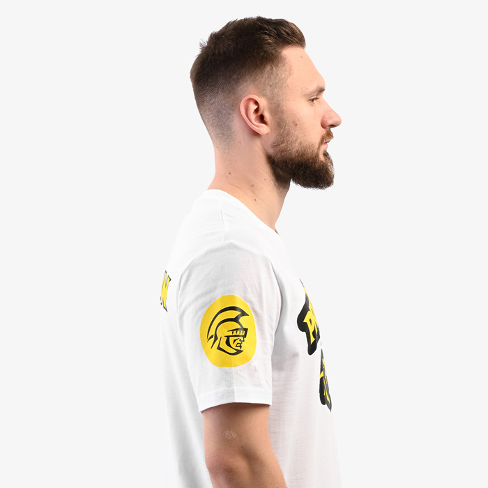 Футболка Pretorian Helmet White - фото 4