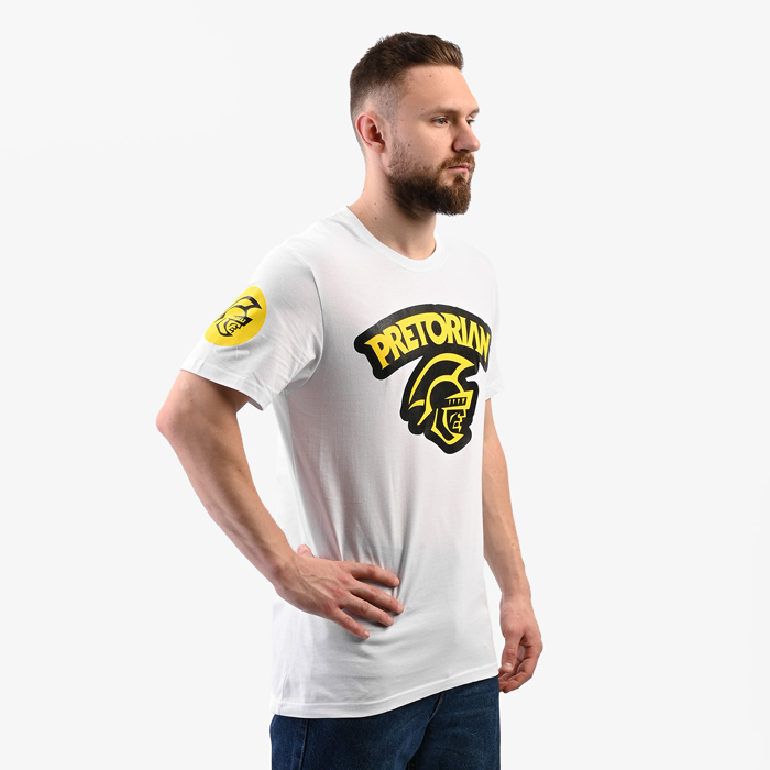 Футболка Pretorian Helmet White - фото 5
