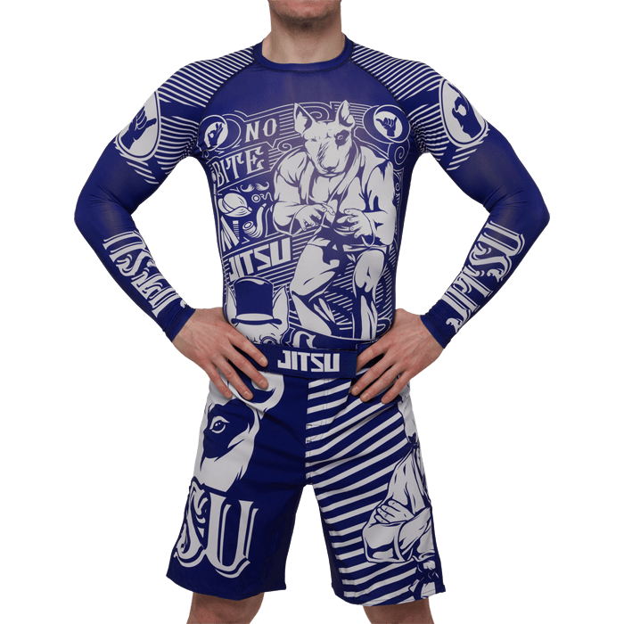 Шорты Jitsu Gentle & Strong Navy - фото 9