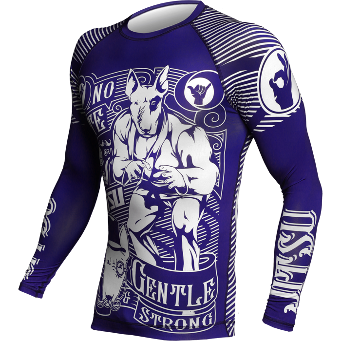 Рашгард Jitsu Gentle & Strong Navy - фото 7