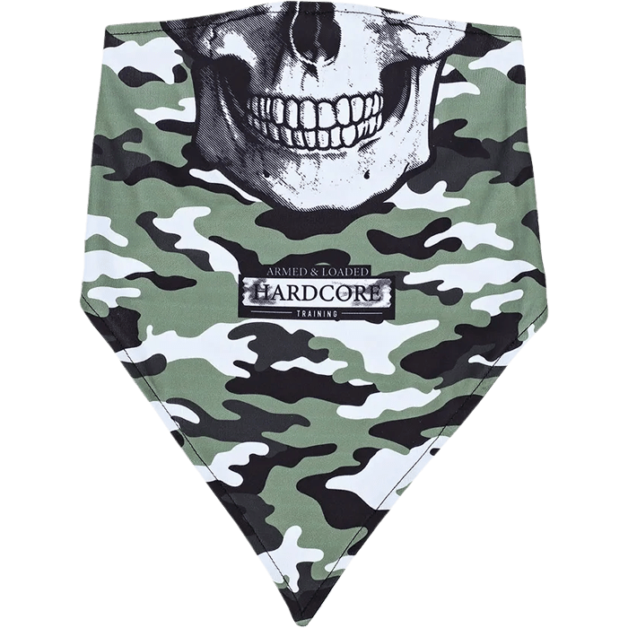 Маска-бандана Hardcore Training Scull Green Camo - фото 1