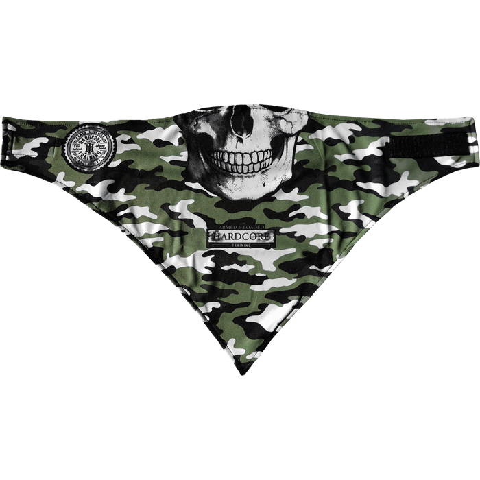 Маска-бандана Hardcore Training Scull Green Camo - фото 3