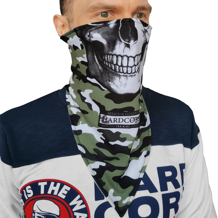 Маска-бандана Hardcore Training Scull Green Camo - фото 6