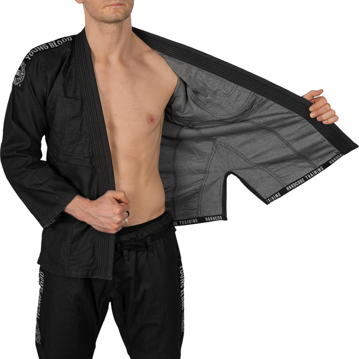 Кимоно для БЖЖ Hardcore Training Denim Black - фото 5