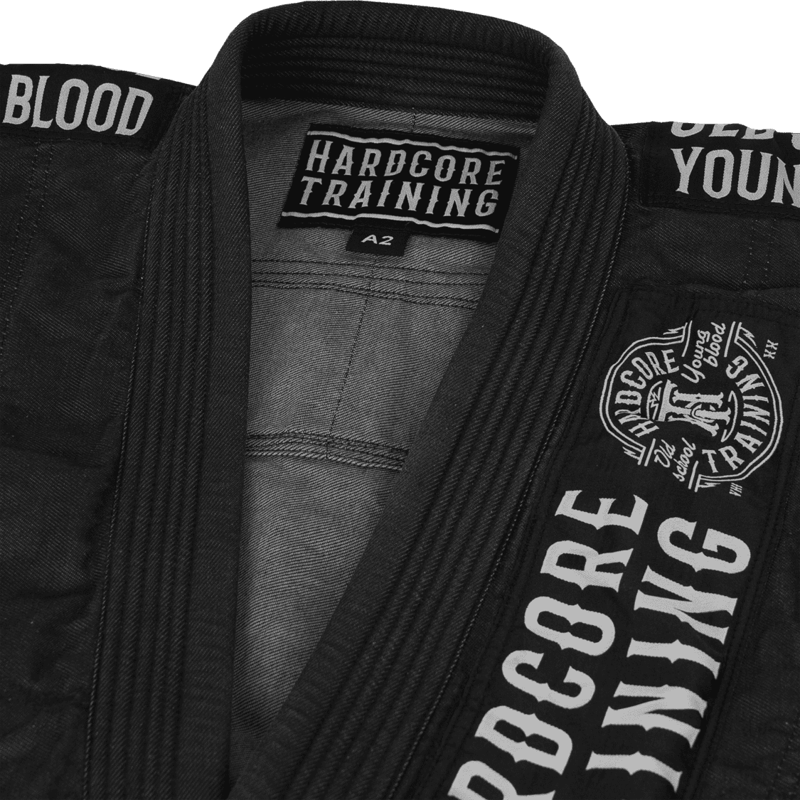 Кимоно для БЖЖ Hardcore Training Denim Black - фото 9