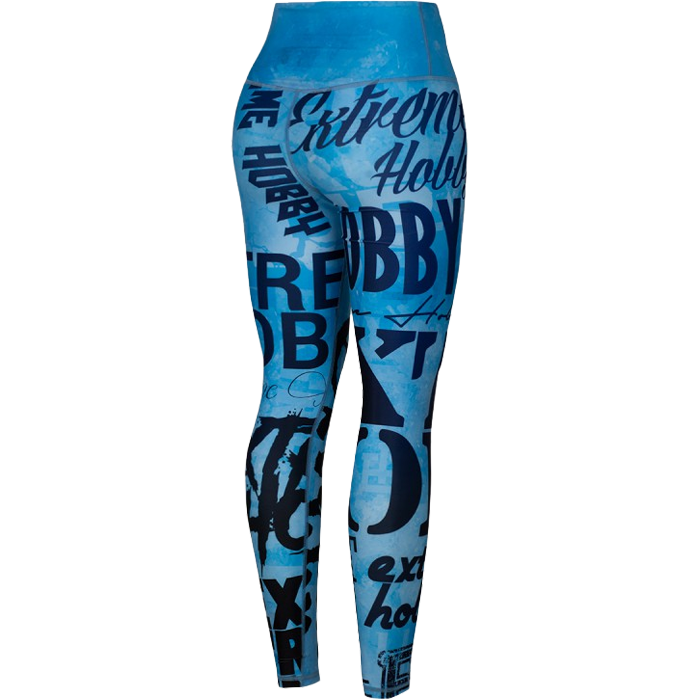 Женские леггинсы Extreme Hobby Letters Blue - фото 2