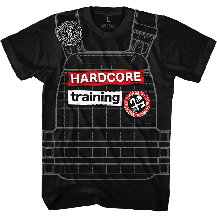 Футболка Hardcore Training Weighted Vest Black - фото 1