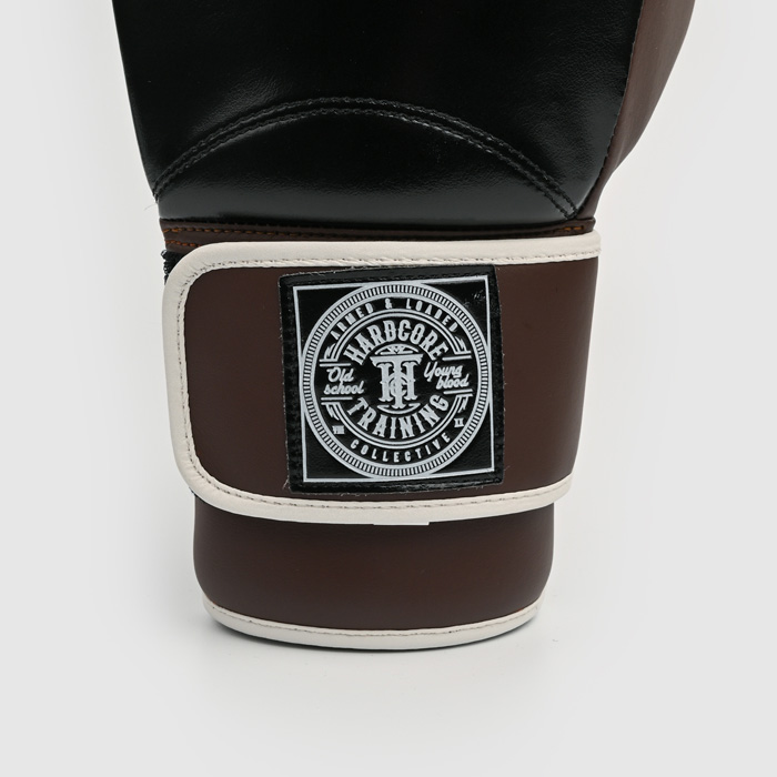 Боксерские перчатки Hardcore Training HardLea Black/Brown - фото 6