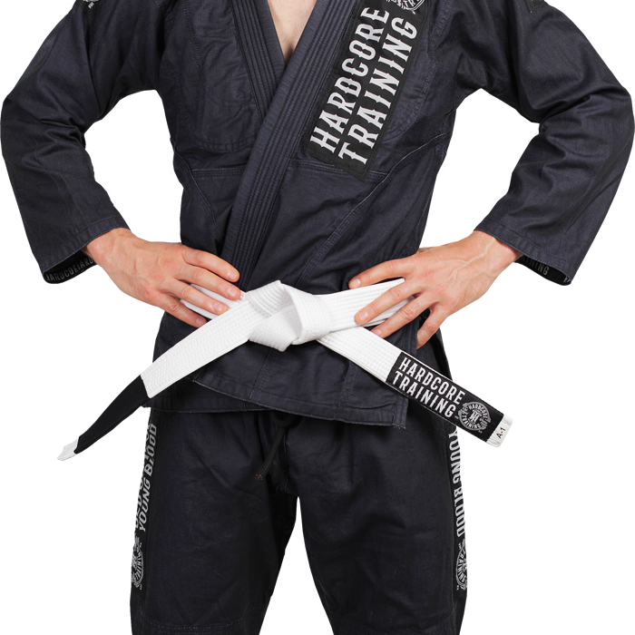 Пояс Hardcore Training Premium White - фото 2