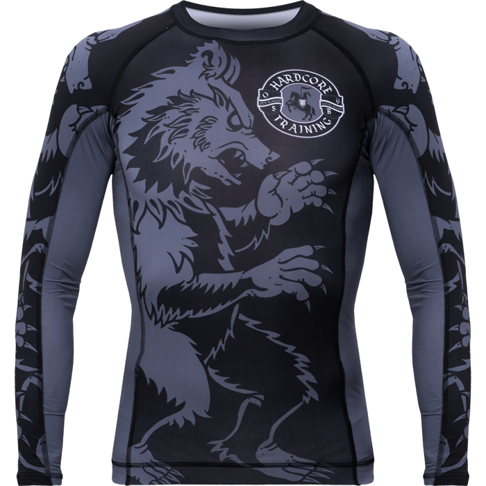 Рашгард Hardcore Training Heraldry Black LS - фото 1