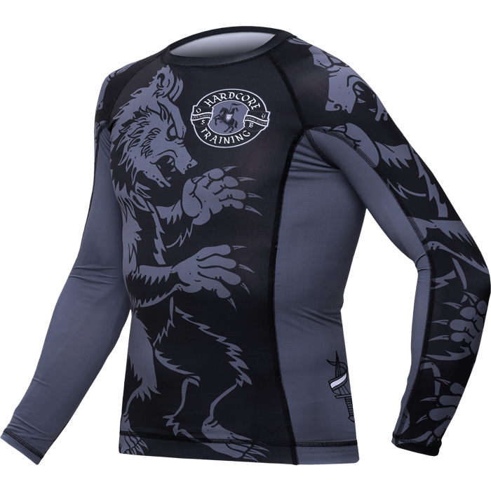 Рашгард Hardcore Training Heraldry Black LS - фото 3
