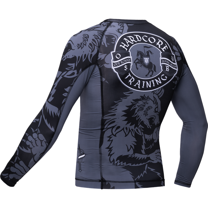 Рашгард Hardcore Training Heraldry Black LS - фото 4