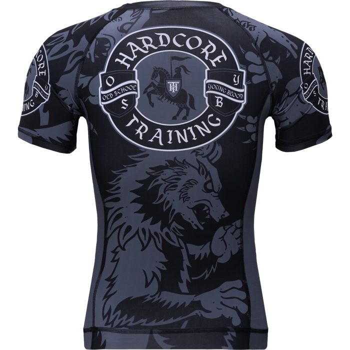 Рашгард Hardcore Training Heraldry Black SS - фото 2