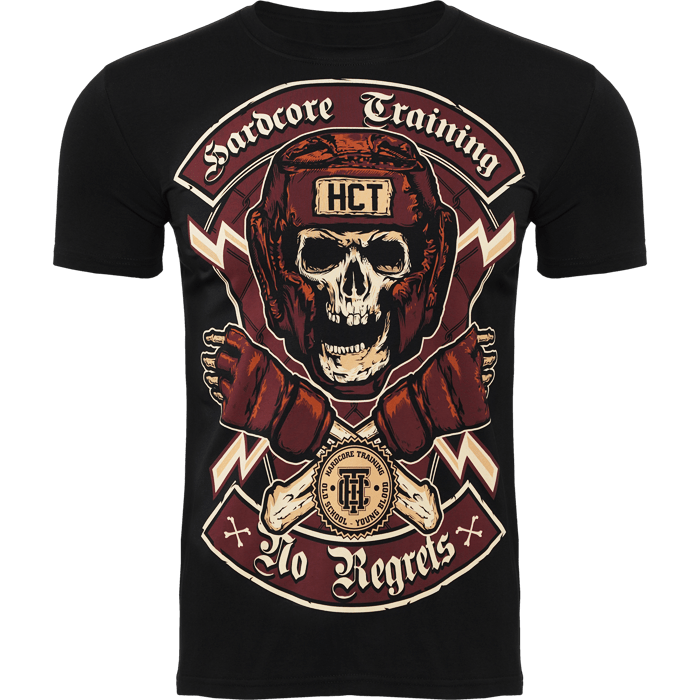 Футболка Hardcore Training No Regrets Black - фото 2