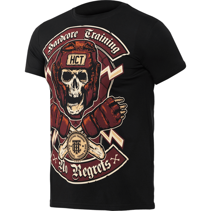 Футболка Hardcore Training No Regrets Black - фото 3
