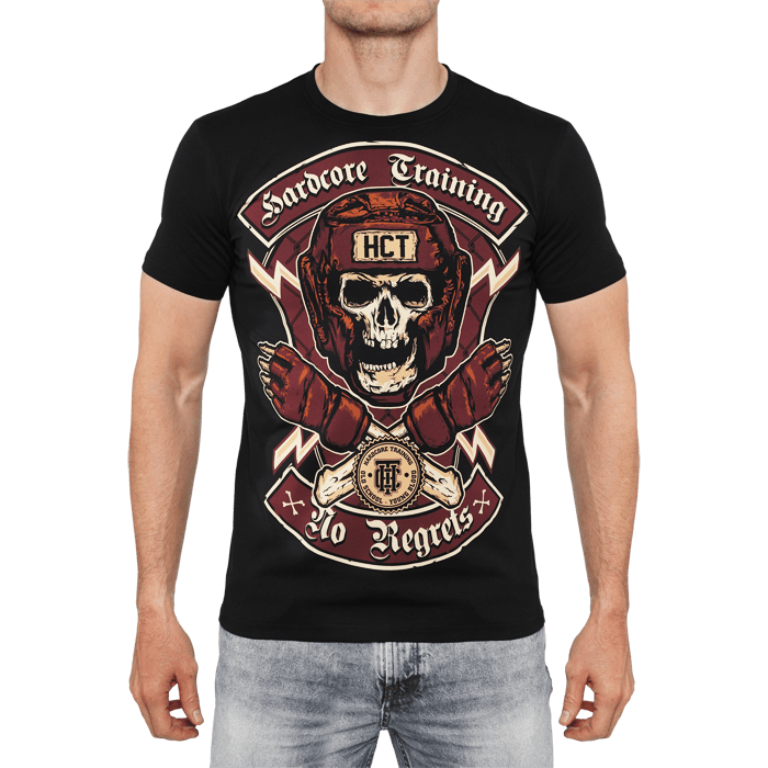 Футболка Hardcore Training No Regrets Black - фото 4