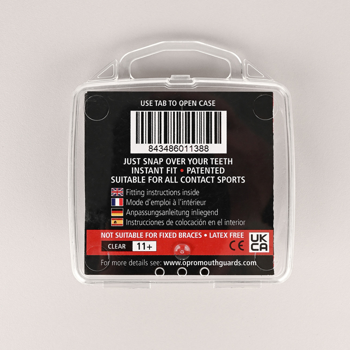 Боксерская капа Opro Snap-Fit Clear - фото 2