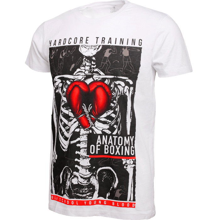 Футболка Hardcore Training Anatomy Of Boxing White - фото 3